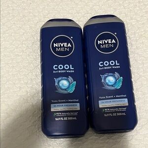 NWT Nivea Men Body Washes Cool Scent